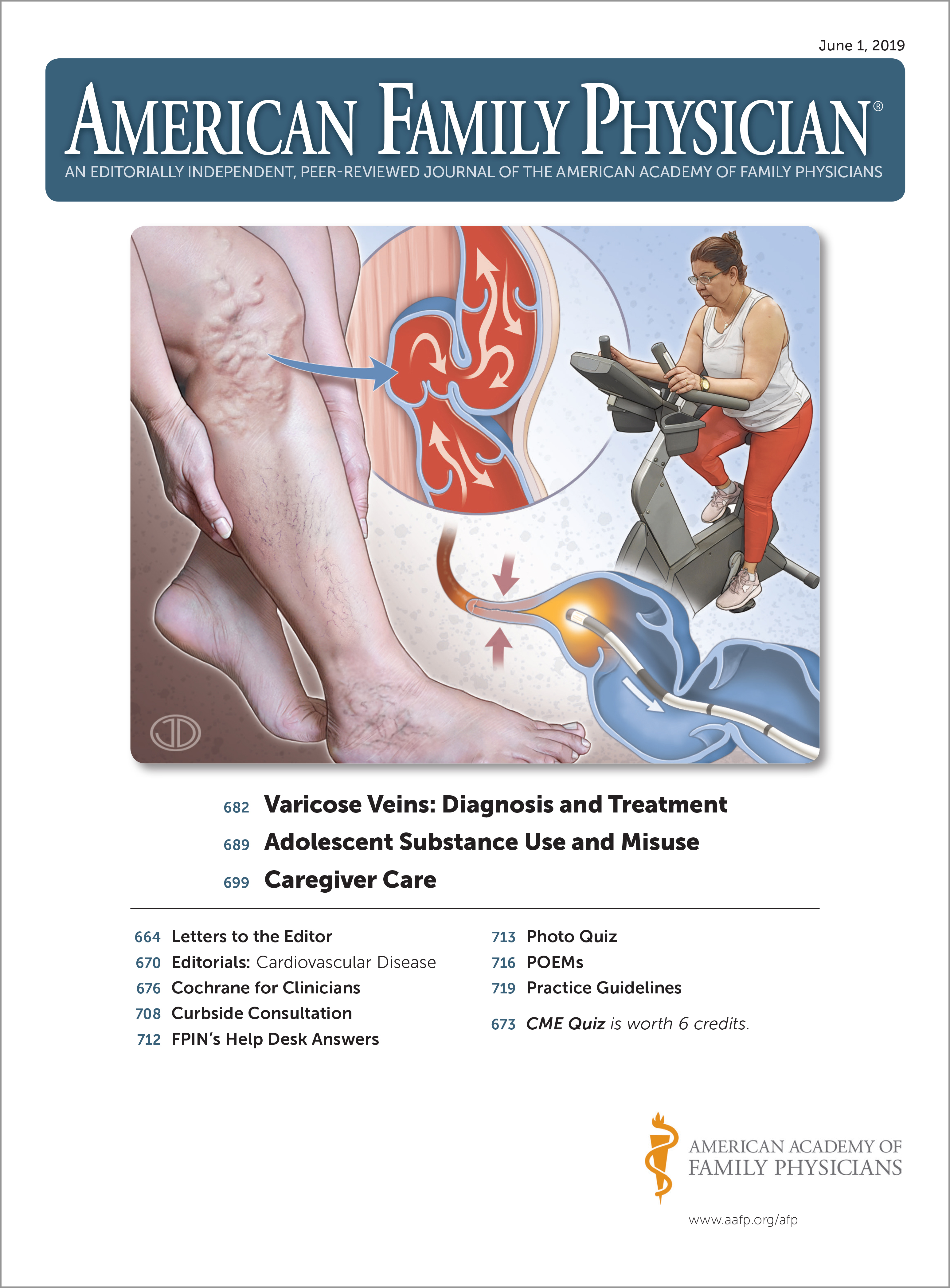 Cover of American Family Physician journal