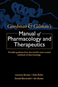 Book cover for Manual of Pharmacology and Therapeutics