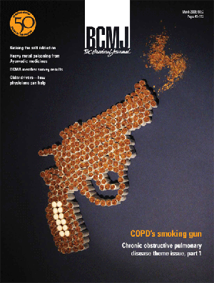 Cover from BCMJ March 2008