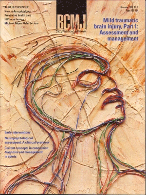 Cover from BCMJ November 2006 