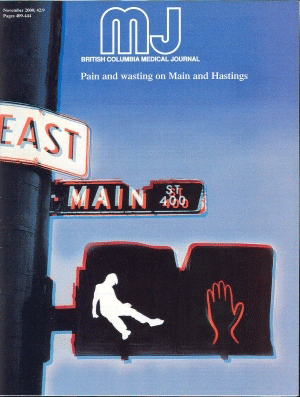 Cover from BCMJ November 2000