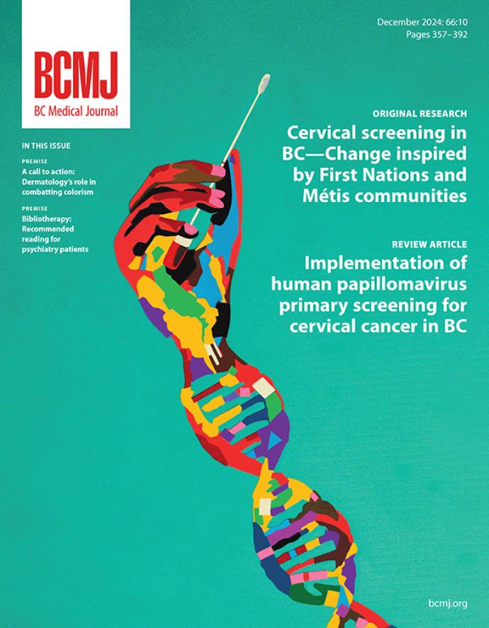 BCMJ Vol 66 No 10 cover