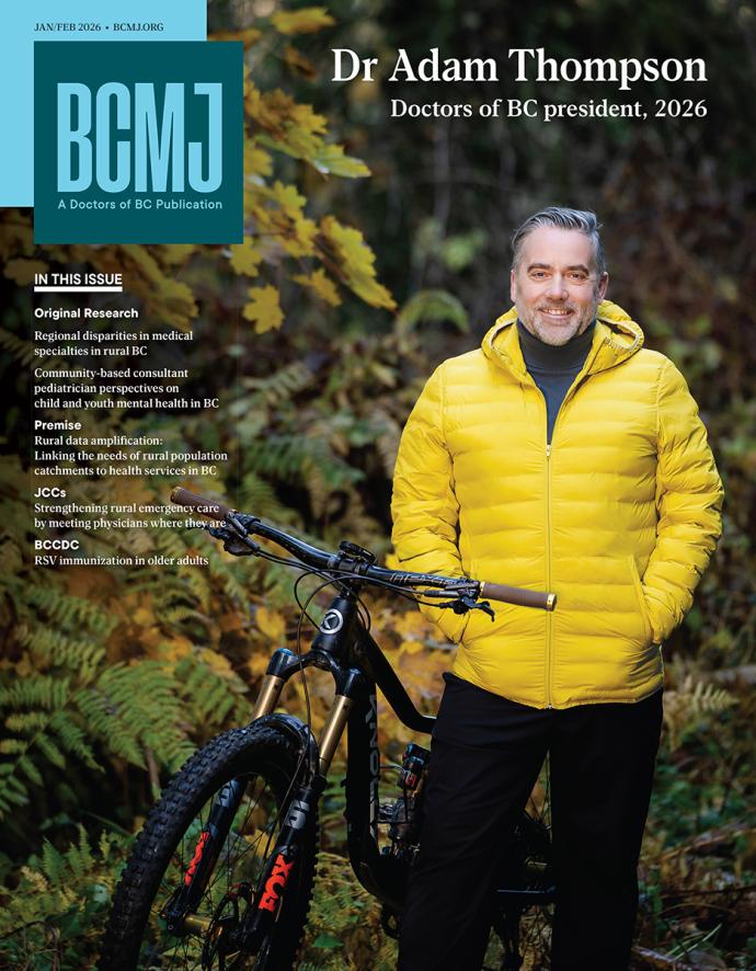 BCMJ Volume 68 Number 1 cover.