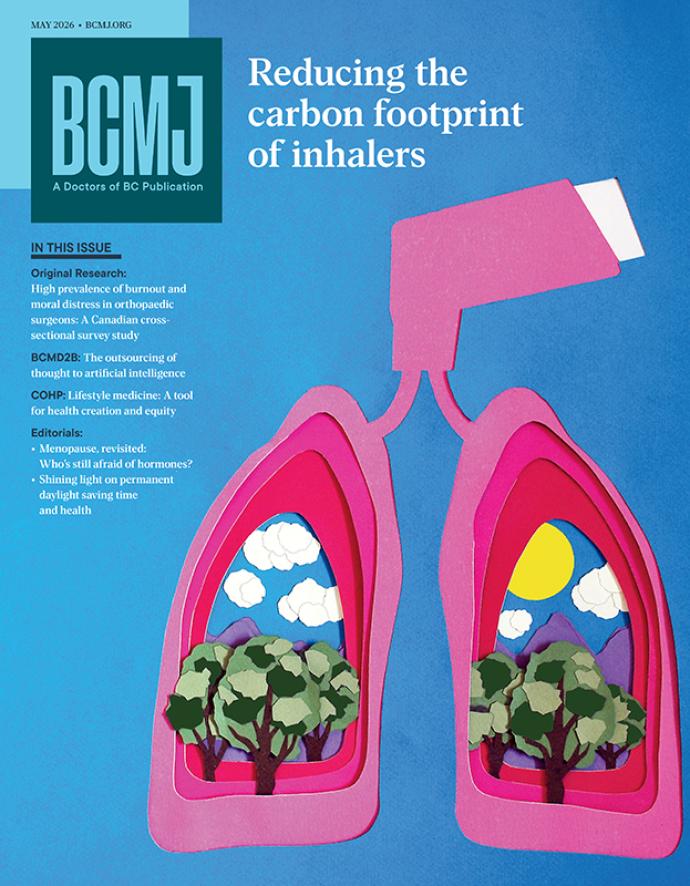 BCMJ Volume 68 Number 4 cover.