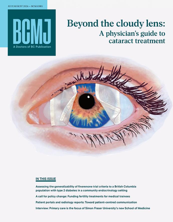 BCMJ Volume 68 Number 6 cover.