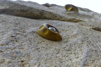 Rock climbing wall, onward and upward