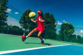 young tennis player