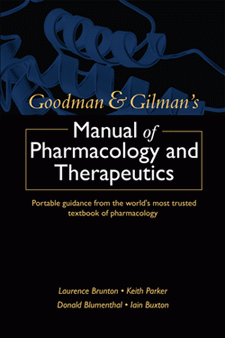 Book cover for Manual of Pharmacology and Therapeutics