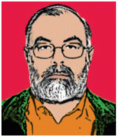 Cartoon portrait of Lewans