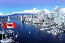 Skyline of Vancouver, British Columbia