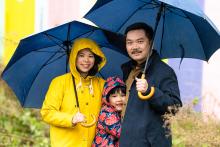 Dr Matthew Chow and his family