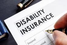 A disability insurance form