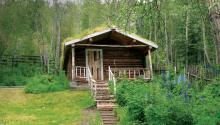 Robert William Service’s cabin in Dawson City, Yukon