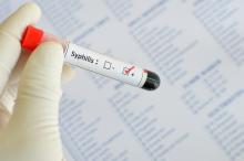 Syphilis positive test