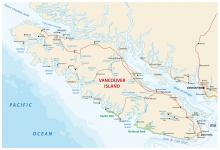 Vancouver Island road map
